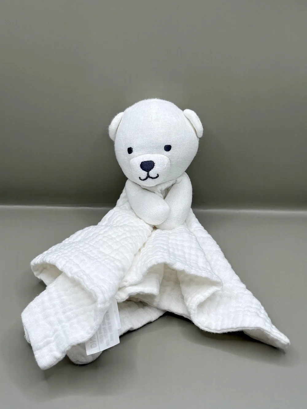 Carters Child Of Mine Muslin Baby Bear Lovey Security Blanket Soother Plush